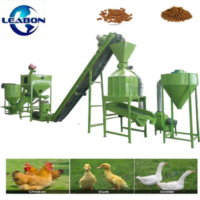 Granule d'alimentation de volaille de machine d'emballage de bout droit d'alimentation des animaux faisant la ligne machines à vendre